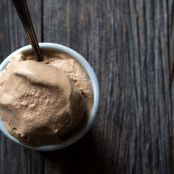 Malted Milk Chocolate Bourbon Ice Cream
